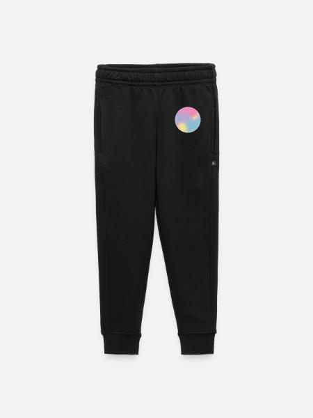 Aura Check Pastel Gradient Sphere - Kids’/Teens' Premium Sweatpants - black