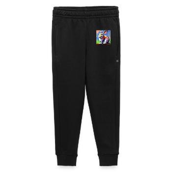rabbit - Kids’/Teens' Premium Sweatpants - black - Front - AI Model Kid Male (0cm)