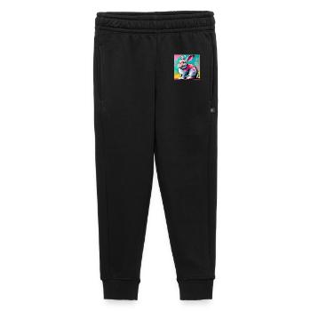 rabbit - Kids’/Teens' Premium Sweatpants - black - Front - AI Model Kid Male (0cm)