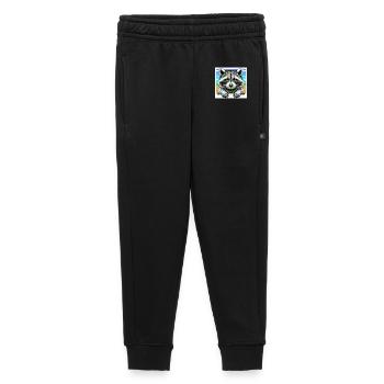 Waschbär - Kinder/Teenager Premium Sweathose - Schwarz - Vorne - AI Model Kid Male (0cm)