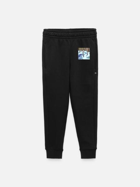 Winter Forest in Cold Shades - Kids’/Teens' Premium Sweatpants - black