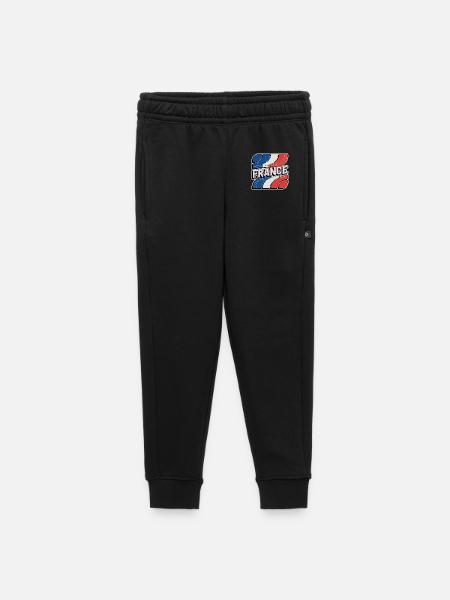 France - Kinder/Teenager Premium Sweathose - Schwarz