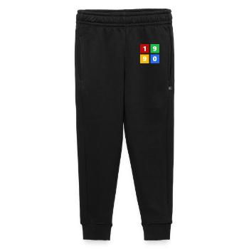 1990 - Kinder/Teenager Premium Sweathose - Schwarz - Vorne - AI Model Kid Male (0cm)