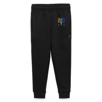 SIX Seven Street Typography - Kids’/Teens' Premium Sweatpants - black - Front - AI Model Kid Male (0cm)