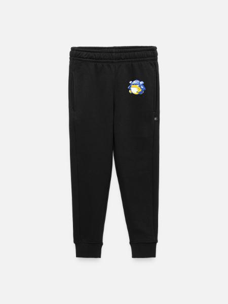 Frog Stepper with Helmet – Cartoon Adventure - Kids’/Teens' Premium Sweatpants - black