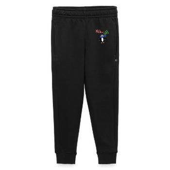 Penguin Humor drôle sur le réseau de blagues informatiques - Pantalon de survêtement enfant/adolescent premium - noir - Devant - AI Model Kid Male (0cm)