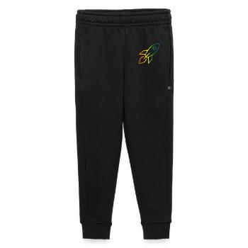 Rocket Rainbow - Kids’/Teens' Premium Sweatpants - black - Front - AI Model Kid Male (0cm)
