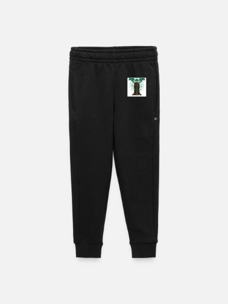 Forest Spirit Tree Face - Kids’/Teens' Premium Sweatpants - black