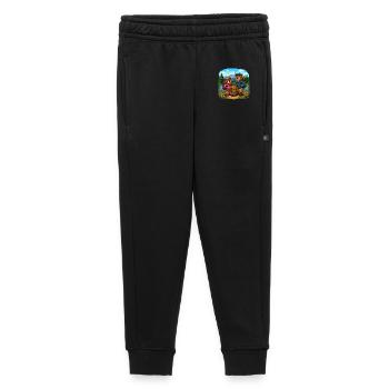 Bear family - Kids’/Teens' Premium Sweatpants - black - Front - AI Model Kid Male (0cm)