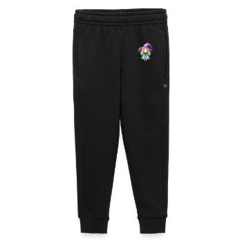 Little Witch with Purple Hat and Wand – Magical - Kids’/Teens' Premium Sweatpants - black - Front - AI Model Kid Male (0cm)