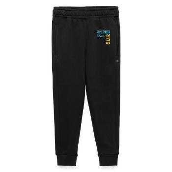 Naissance du bébé en septembre 2026 - Pantalon de survêtement enfant/adolescent premium - noir - Devant - AI Model Kid Male (0cm)