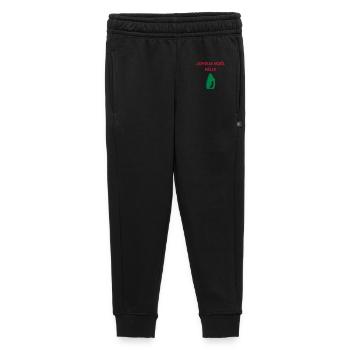 Joyeux Noël Félix / Le Père Noël est une ordure - Pantalon de survêtement enfant/adolescent premium - noir - Devant - AI Model Kid Male (0cm)
