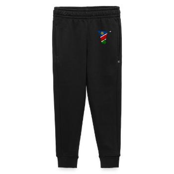 Carte de Namibie utilisée - Pantalon de survêtement enfant/adolescent premium - noir - Devant - AI Model Kid Male (0cm)