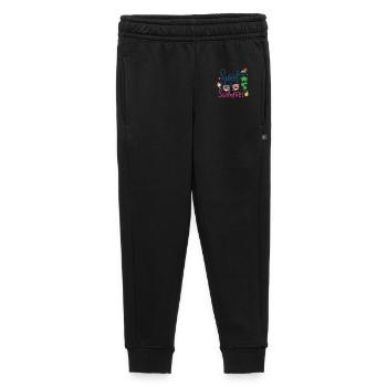 Doux été - Pantalon de survêtement enfant/adolescent premium - noir - Devant - AI Model Kid Male (0cm)