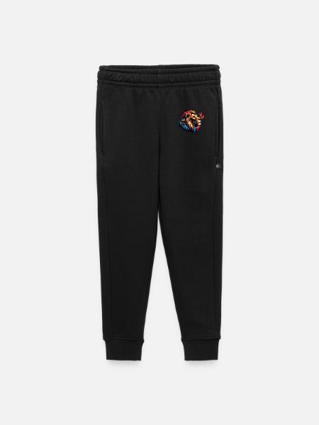 Löwe und Schmetterling - Kinder/Teenager Premium Sweathose - Schwarz