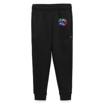 Caméléon - Pantalon de survêtement enfant/adolescent premium - noir - Devant - AI Model Kid Male (0cm)