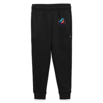 Martin-pêcheur - Pantalon de survêtement enfant/adolescent premium - noir - Devant - AI Model Kid Male (0cm)