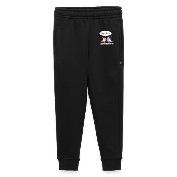 Christmas with funny birds - Kids’/Teens' Premium Sweatpants - black - Front - AI Model Kid Male (0cm)