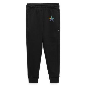 ETOILE. ETOILES. FÊTE. ANNIVERSAIRE. NOËL - Pantalon de survêtement enfant/adolescent premium - noir - Devant - AI Model Kid Male (0cm)