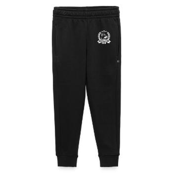 "Doberman Dad" with banner and wreath of wheat - Kids’/Teens' Premium Sweatpants - black - Front - AI Model Kid Male (0cm)