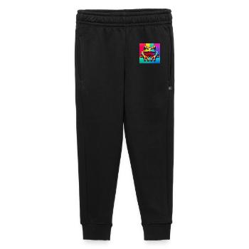 grenouille - Pantalon de survêtement enfant/adolescent premium - noir - Devant - AI Model Kid Male (0cm)