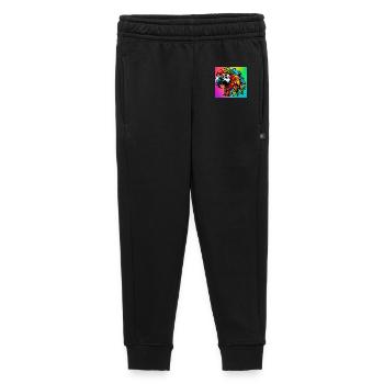 perroquet - Pantalon de survêtement enfant/adolescent premium - noir - Devant - AI Model Kid Male (0cm)