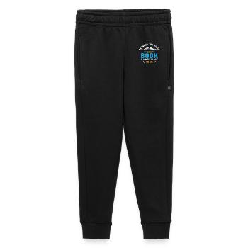 Between the pages of a book - Kids’/Teens' Premium Sweatpants - black - Front - AI Model Kid Male (0cm)