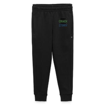 Chiropractor Every Crack Tells A Story Profession - Kids’/Teens' Premium Sweatpants - black - Front - AI Model Kid Male (0cm)