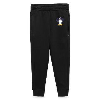 Penguin Bodybuilder Bodybuilding Sport - Pantalon de survêtement enfant/adolescent premium - noir - Devant - AI Model Kid Male (0cm)