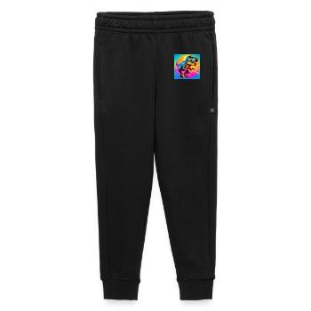 dinosaur - Kids’/Teens' Premium Sweatpants - black - Front - AI Model Kid Male (0cm)