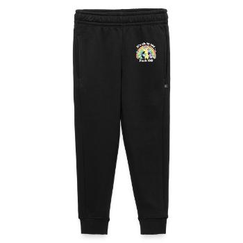 Unicorn Rainbow: It’s OK to Say F Off - Kids’/Teens' Premium Sweatpants - black - Front - AI Model Kid Male (0cm)