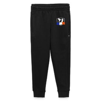 arts martiaux - Pantalon de survêtement enfant/adolescent premium - noir - Devant - AI Model Kid Male (0cm)