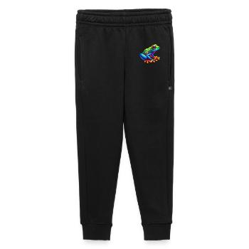 Grenouille - Pantalon de survêtement enfant/adolescent premium - noir - Devant - AI Model Kid Male (0cm)