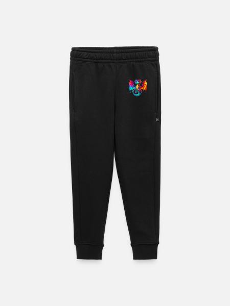 Drache - Kinder/Teenager Premium Sweathose - Schwarz