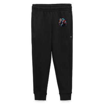 Éléphant - Pantalon de survêtement enfant/adolescent premium - noir - Devant - AI Model Kid Male (0cm)