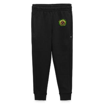 Orangutan Family Bond - Kids’/Teens' Premium Sweatpants - black - Front - AI Model Kid Male (0cm)