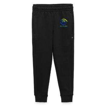 Futuristic Circle Technology Design - Kids’/Teens' Premium Sweatpants - black - Front - AI Model Kid Male (0cm)