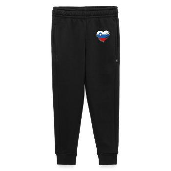 Eslovenia - Slovenia - Kids’/Teens' Premium Sweatpants - black - Front - AI Model Kid Male (0cm)
