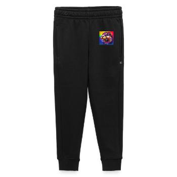 loutre - Pantalon de survêtement enfant/adolescent premium - noir - Devant - AI Model Kid Male (0cm)