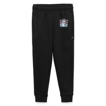 Cute seal with headphones and music notes - Kids’/Teens' Premium Sweatpants - black - Front - AI Model Kid Male (0cm)