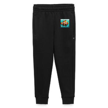 Poisson-clown - Pantalon de survêtement enfant/adolescent premium - noir - Devant - AI Model Kid Male (0cm)