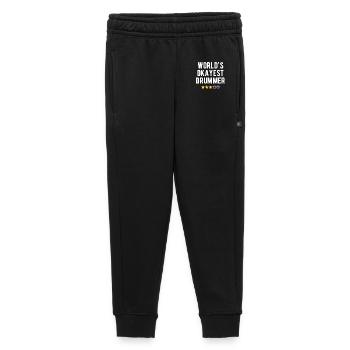 World’s Okayest Drummer Sarkasmus 3-Sterne Humor - Kinder/Teenager Premium Sweathose - Schwarz - Vorne - AI Model Kid Male (0cm)