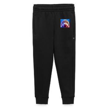 hedgehog - Kids’/Teens' Premium Sweatpants - black - Front - AI Model Kid Male (0cm)