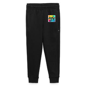 turtle - Kids’/Teens' Premium Sweatpants - black - Front - AI Model Kid Male (0cm)