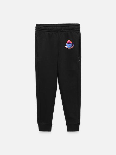 Kawaii Donut Cup Cheer - Kids’/Teens' Premium Sweatpants - black