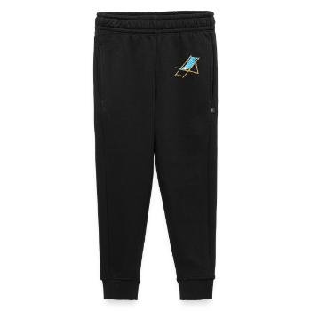 chaise longue marine rayée bleu blanc - Pantalon de survêtement enfant/adolescent premium - noir - Devant - AI Model Kid Male (0cm)