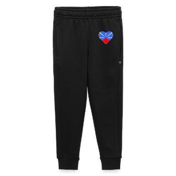 Herz Flagge die Insel des Treffens - Kinder/Teenager Premium Sweathose - Schwarz - Vorne - AI Model Kid Male (0cm)