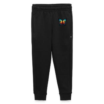 Papillon - Pantalon de survêtement enfant/adolescent premium - noir - Devant - AI Model Kid Male (0cm)