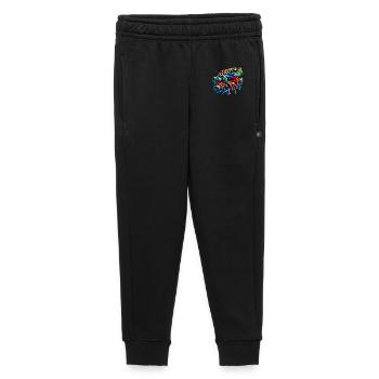 Grenouille - Pantalon de survêtement enfant/adolescent premium - noir - Devant - AI Model Kid Male (0cm)
