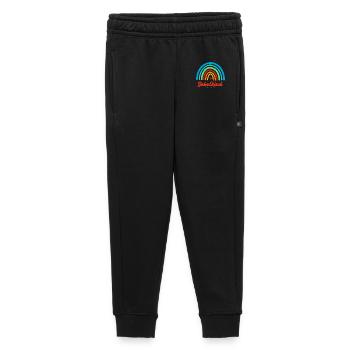 Schulkind bunter Retro Regenbogen Einschulung - Kinder/Teenager Premium Sweathose - Schwarz - Vorne - AI Model Kid Male (0cm)